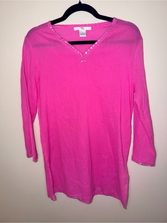 Other - Women's V-Neck Embellished Cover Up